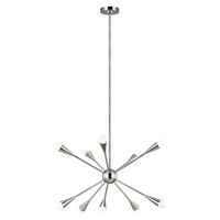 LUSTER, 70.5/47.7 cm  - niklová, Design, kov/sklo (70.5/47.7cm) - Elstead Lighting