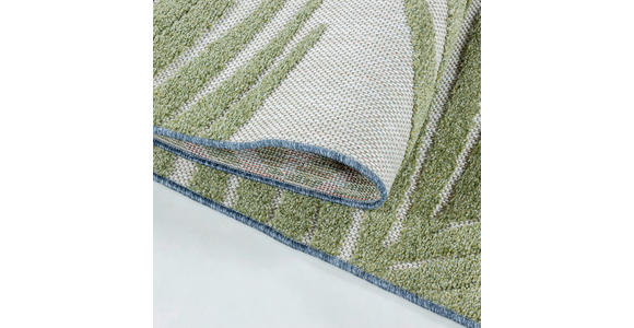 FLACHWEBETEPPICH 140/200 cm Bahama Grün  - Grün, Design, Textil (140/200cm) - Novel