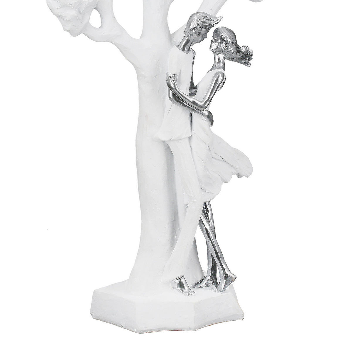 SKULPTUR - Weiß, LIFESTYLE, Kunststoff (32/44/13cm)