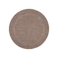 FLACHWEBETEPPICH 120/120 cm Relax Braun  - Braun, Basics, Textil (120/120cm) - Novel