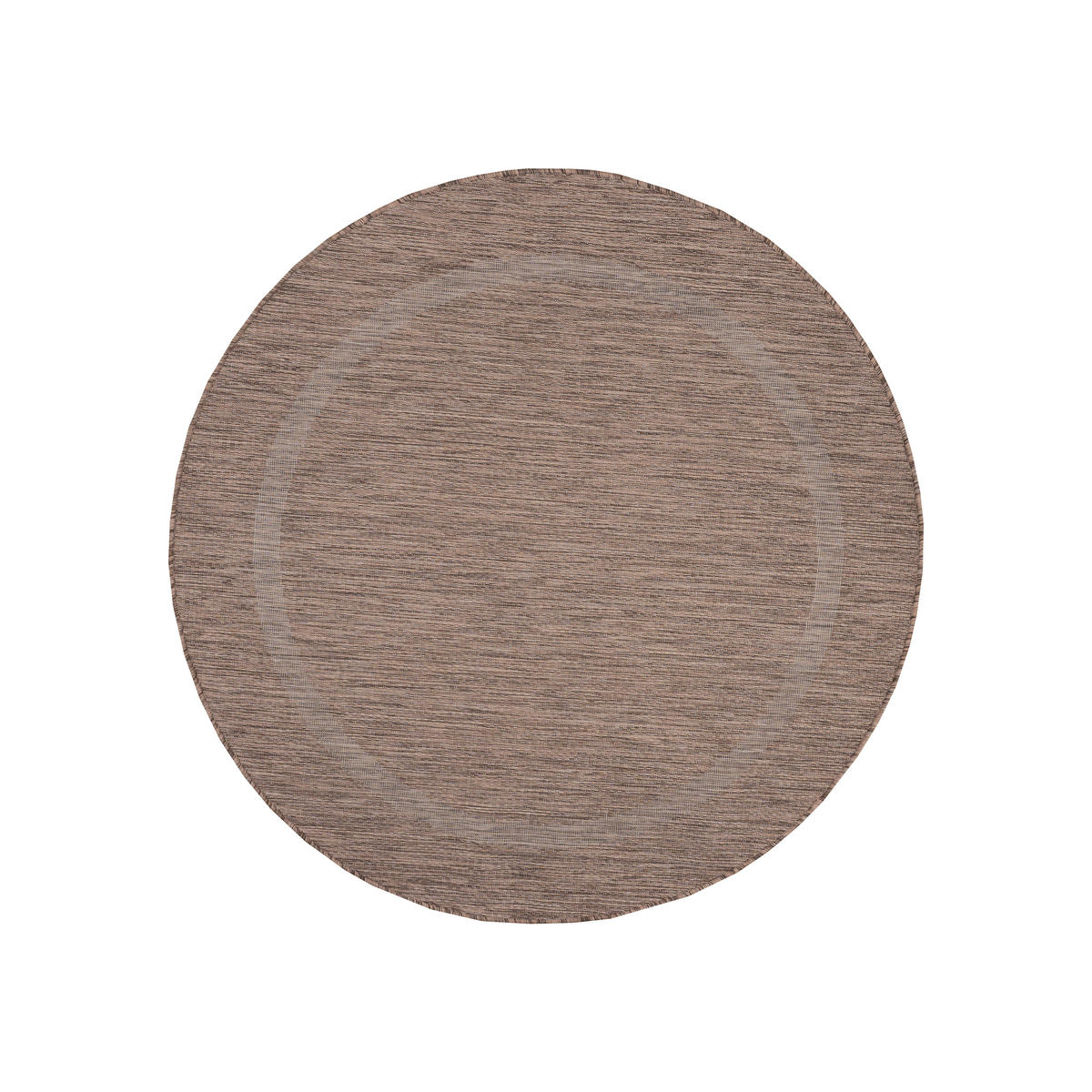 FLACHWEBETEPPICH 120/120 cm Relax Braun  - Braun, Basics, Textil (120/120cm) - Novel