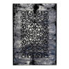 WEBTEPPICH 67/130 cm Colorado Flower Grau, Schwarz, Hellgrau, Dunkelgrau  - Dunkelgrau/Hellgrau, Design, Textil (67/130cm) - Musterring