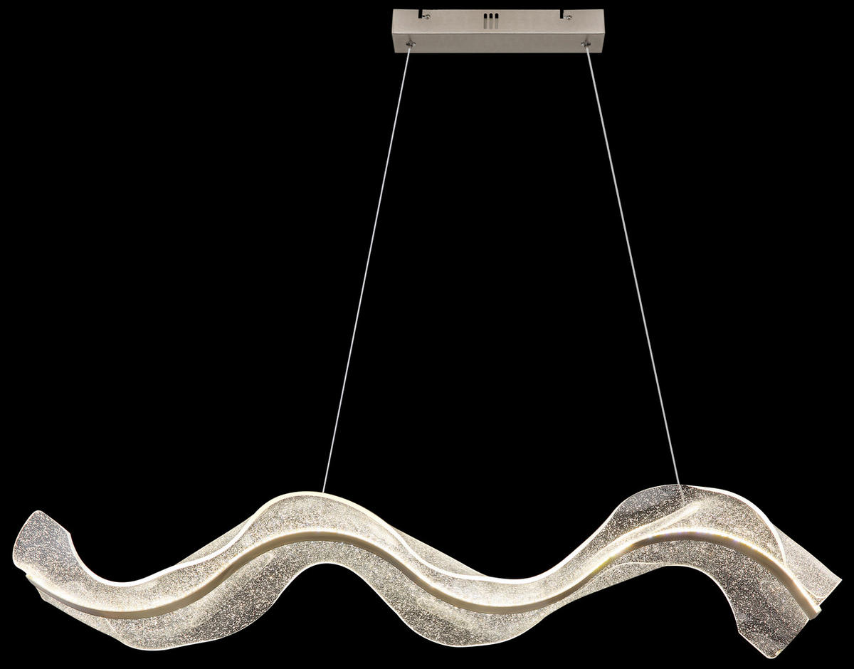 LED-HÄNGLAMPA 101/29,4/120 cm  - klar, Design, metall/plast (101/29,4/120cm) - Globo