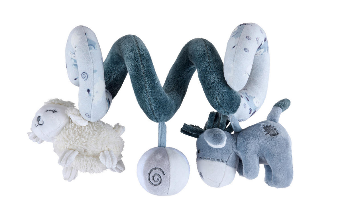 VRTULJAK ZA NOSILJKU ZA BEBE   - bijela/siva, Basics, tekstil (17cm) - Patinio