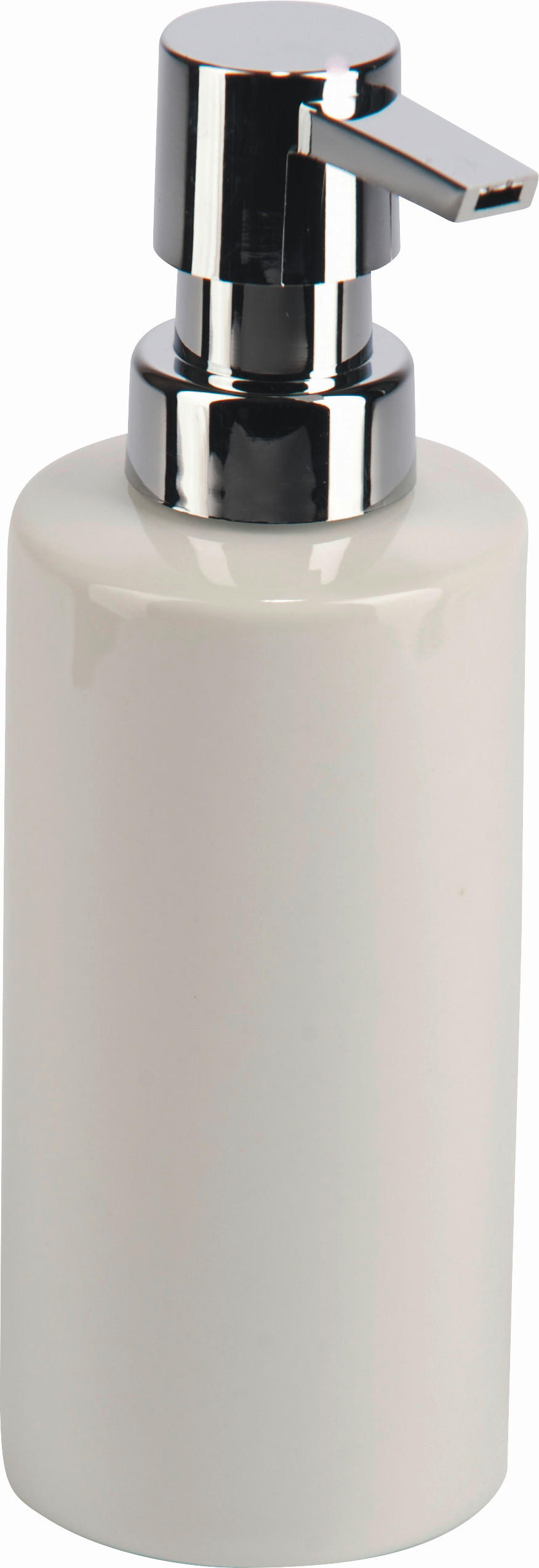 DÁVKOVAČ MYDLA biela - biela, Basics, keramika (6/12,5cm) - Sadena