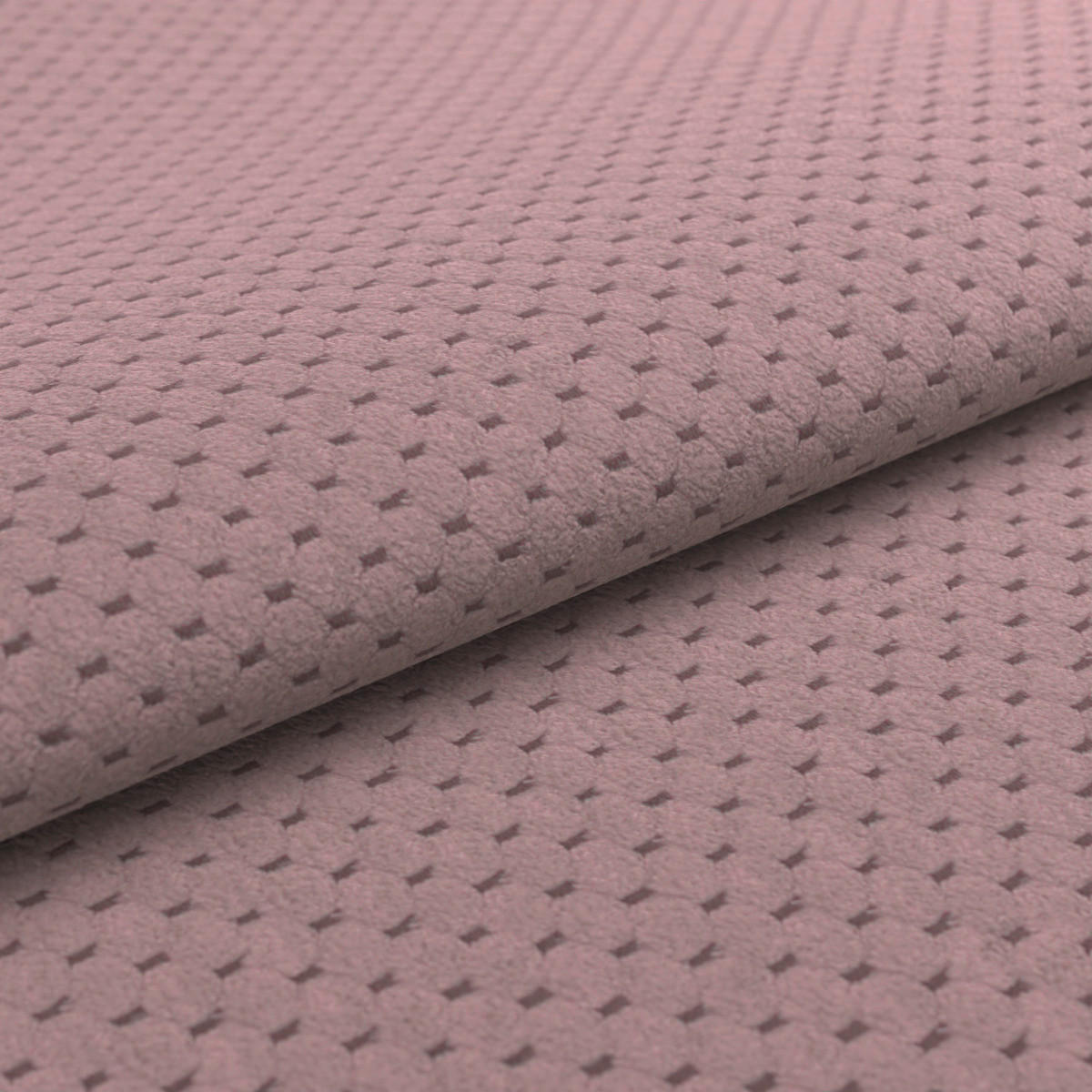 ECKSOFA in Velours, Struktur Hellrosa  - Hellrosa/Schwarz, Modern, Kunststoff/Textil (168/287cm) - Livetastic