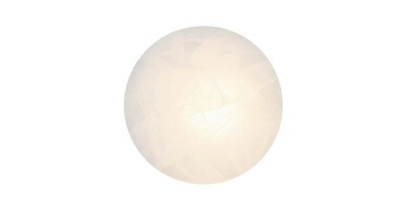 LED-DECKENLEUCHTE 38/8 cm - Alabasterfarben/Weiß, Basics, Kunststoff/Metall (38/8cm) - Boxxx