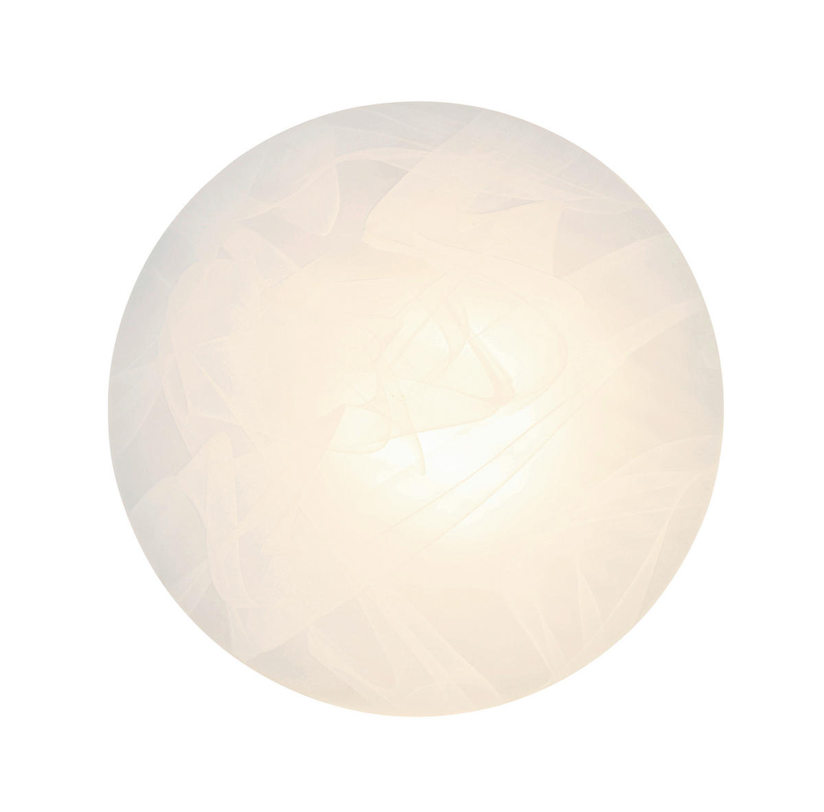 STROPNÍ LED SVÍTIDLO, 38/8 cm  - bílá/alabastrová, Basics, kov/plast (38/8cm) - Boxxx
