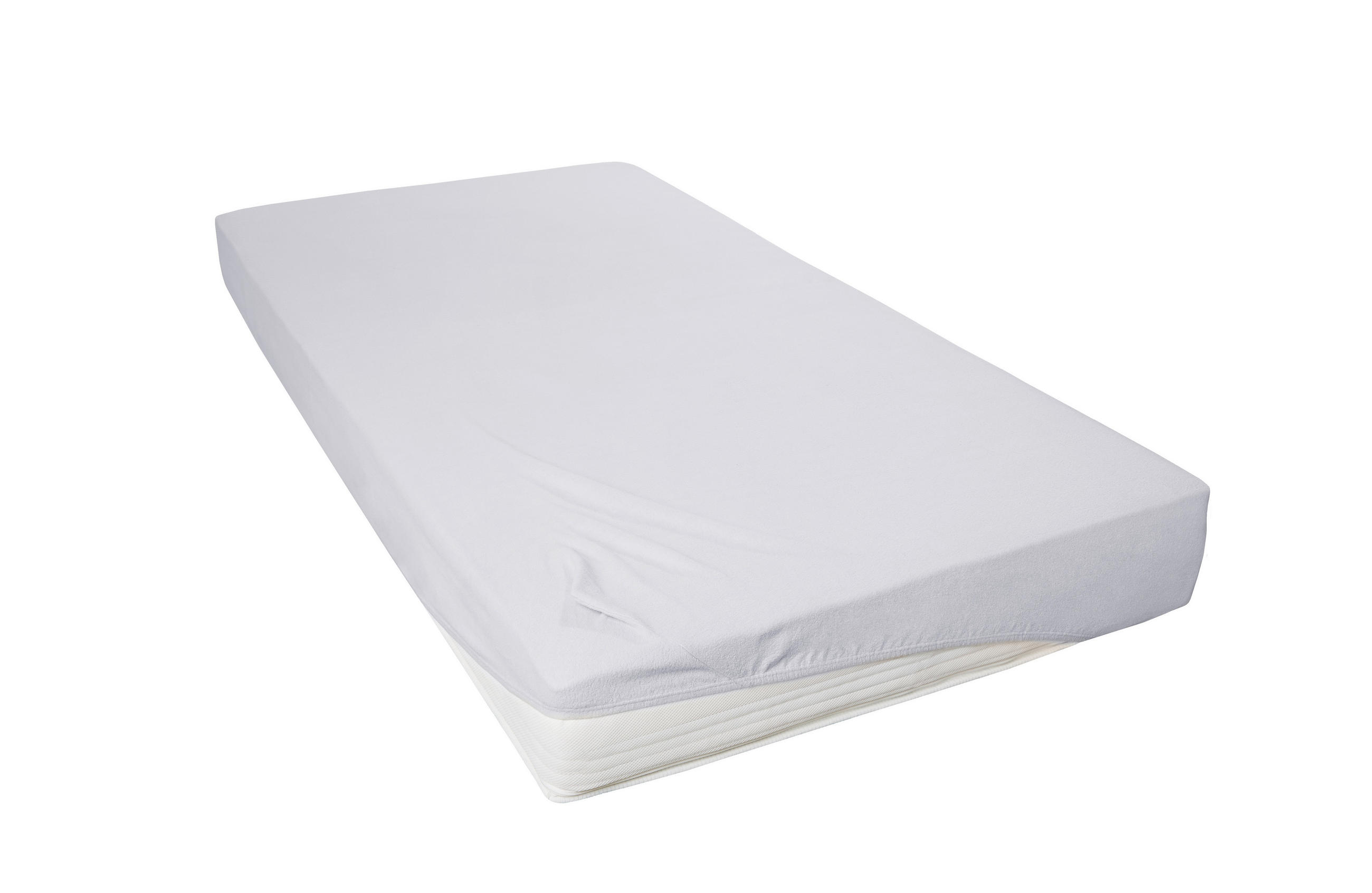 SPANNLEINTUCH Frottee  - Hellgrau, Basics, Textil (100/200cm)