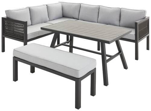 SET DINING LOUNGE 16 piese 195/244 cm