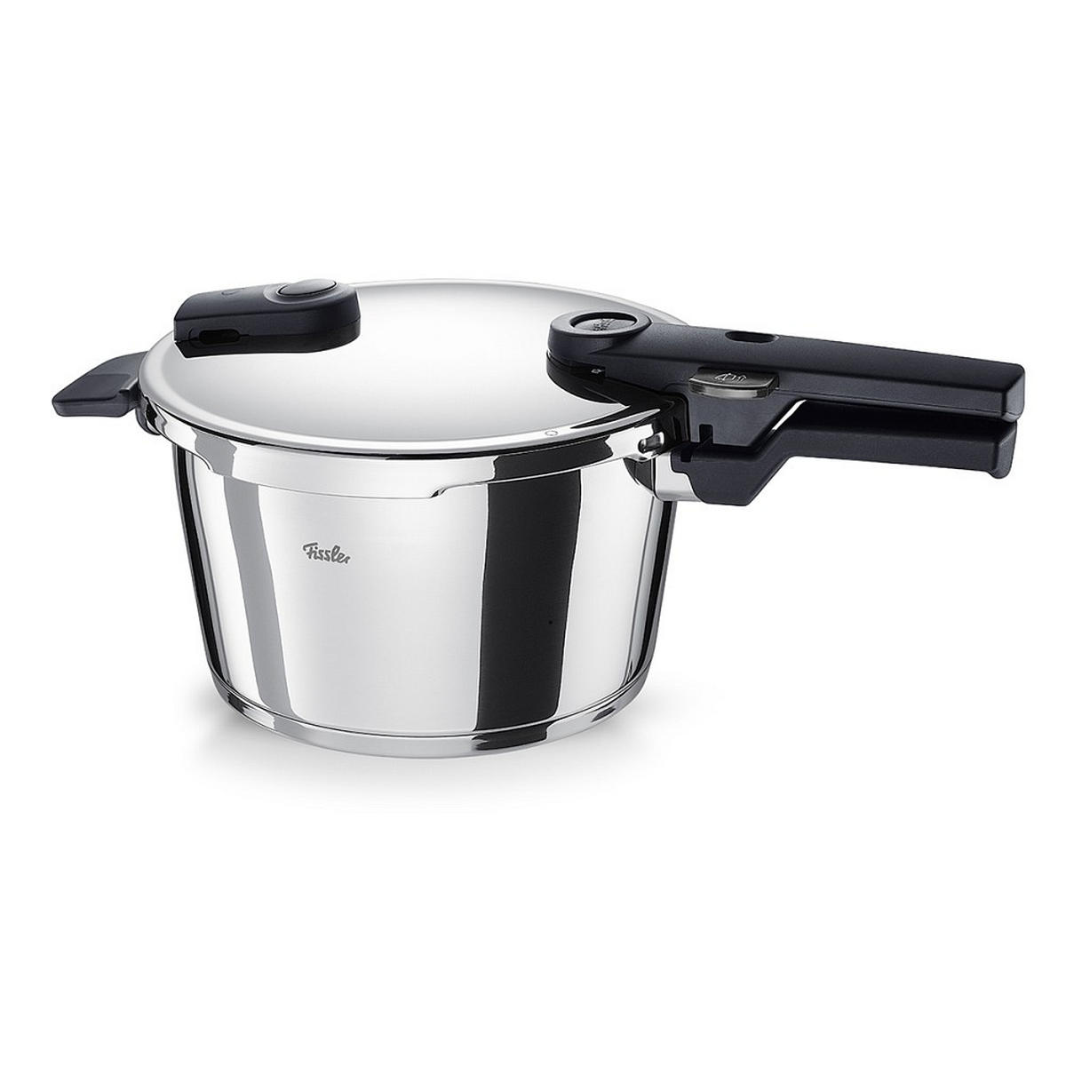 SCHNELLKOCHTOPF VITAQUICK GLOSSY® Poliert 6.0 L  - Silberfarben, Basics, Metall (6l) - Fissler
