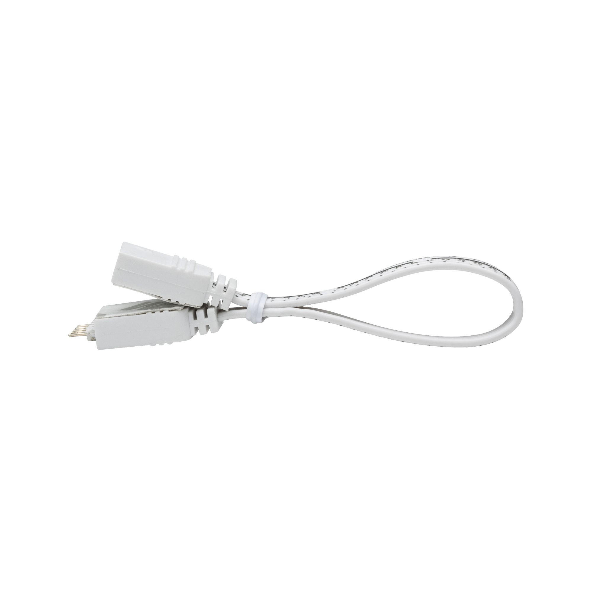 LED-STRIP 70576 Strip Connector 10/0,6 cm   - Weiß, Basics, Kunststoff (10/0,6cm) - Paulmann