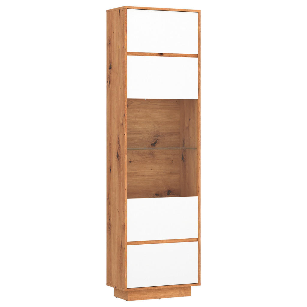 Vitrine Foggia Eiche Artisan B: 58,6 cm