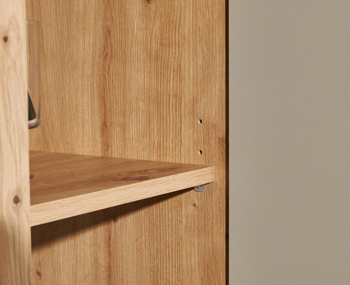 AKTENSCHRANK 68/200/38 cm  - Kaschmir/Eiche Artisan, MODERN, Holzwerkstoff (68/200/38cm) - MID.YOU