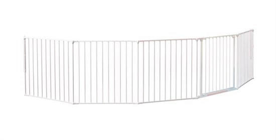 KAMINSCHUTZGITTER - Weiß, Basics, Metall (350/70,5cm) - Baby Dan