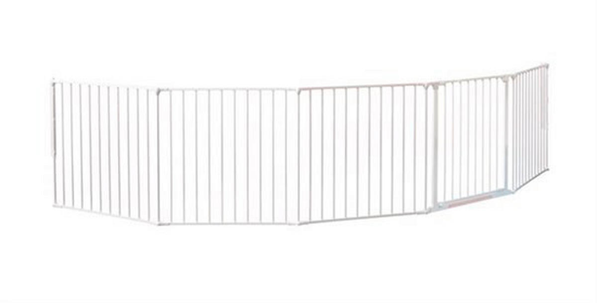 KAMINSCHUTZGITTER - Weiß, Basics, Metall (350/70,5cm) - Baby Dan