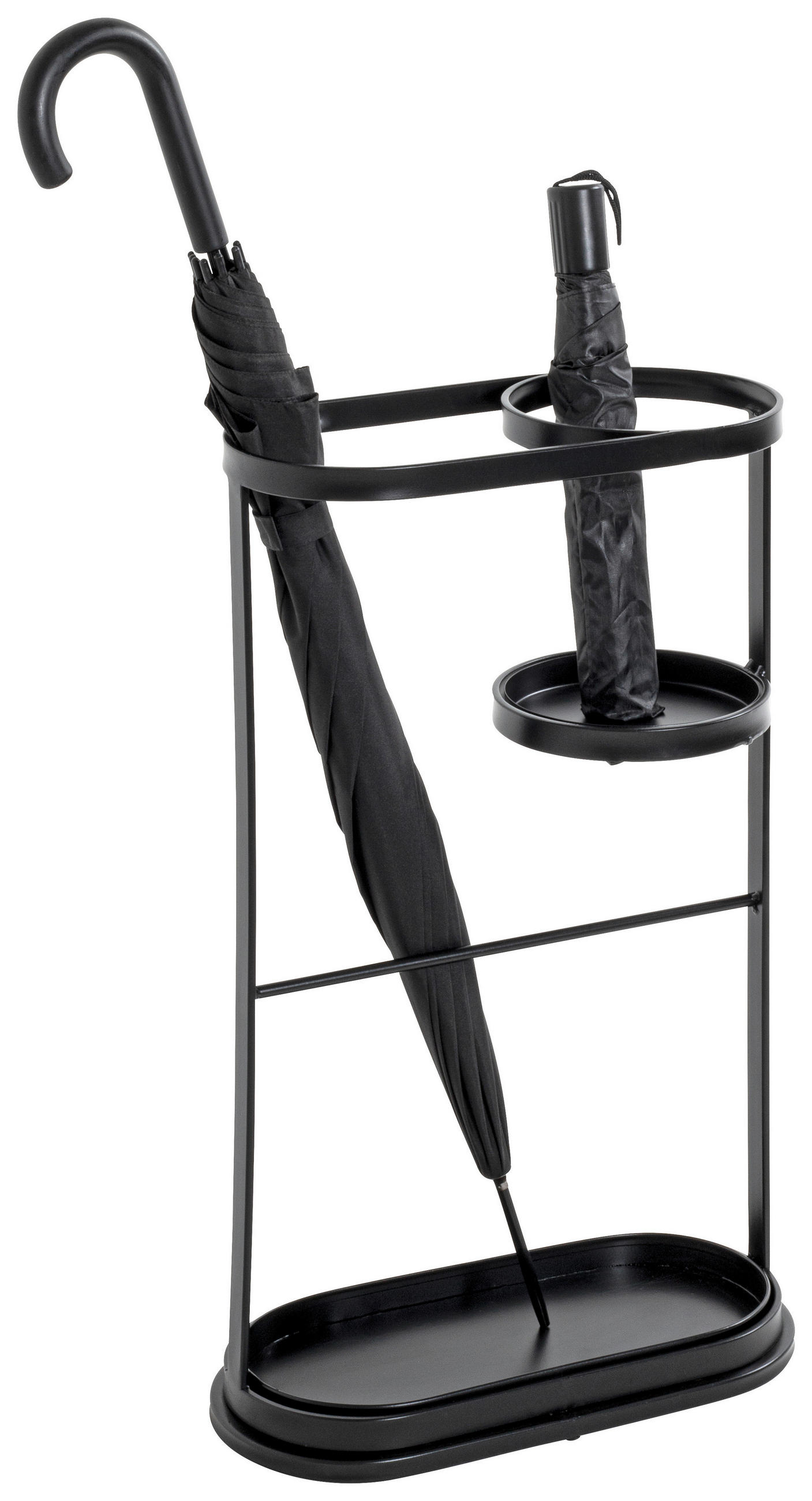 SCHIRMSTÄNDER Metall Schwarz  - Schwarz, Design, Metall (37/60/18cm)