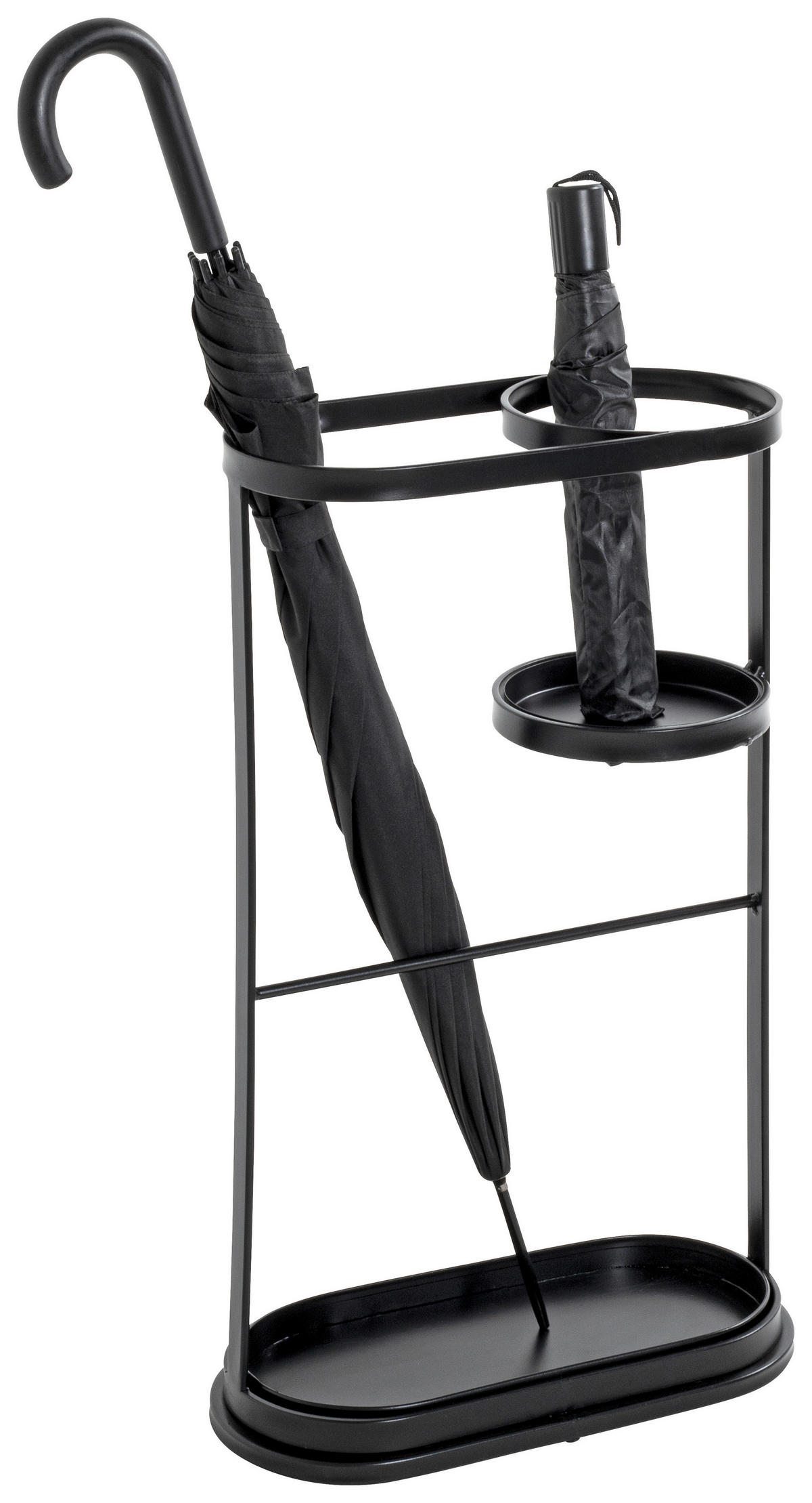 SCHIRMSTÄNDER Metall Schwarz  - Schwarz, Design, Metall (37/60/18cm)