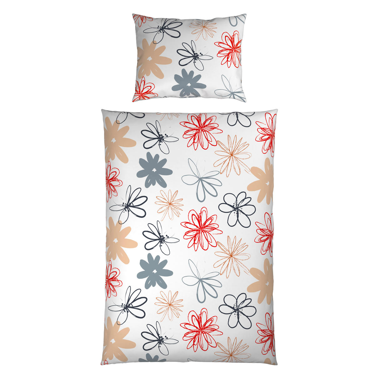 POSTEĽNÁ BIELIZEŇ, mikrovlákno, terakota, 140/200 cm - terakota, Konventionell, textil (140/200cm) - Boxxx