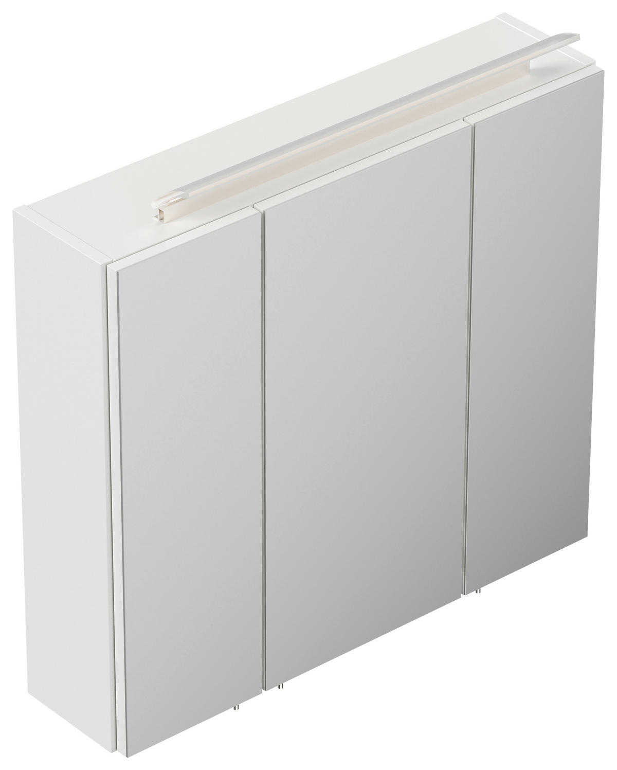 SPIEGELSCHRANK 70/62/17 cm  - Weiß Hochglanz, MODERN, Glas/Holzwerkstoff (70/62/17cm) - MID.YOU