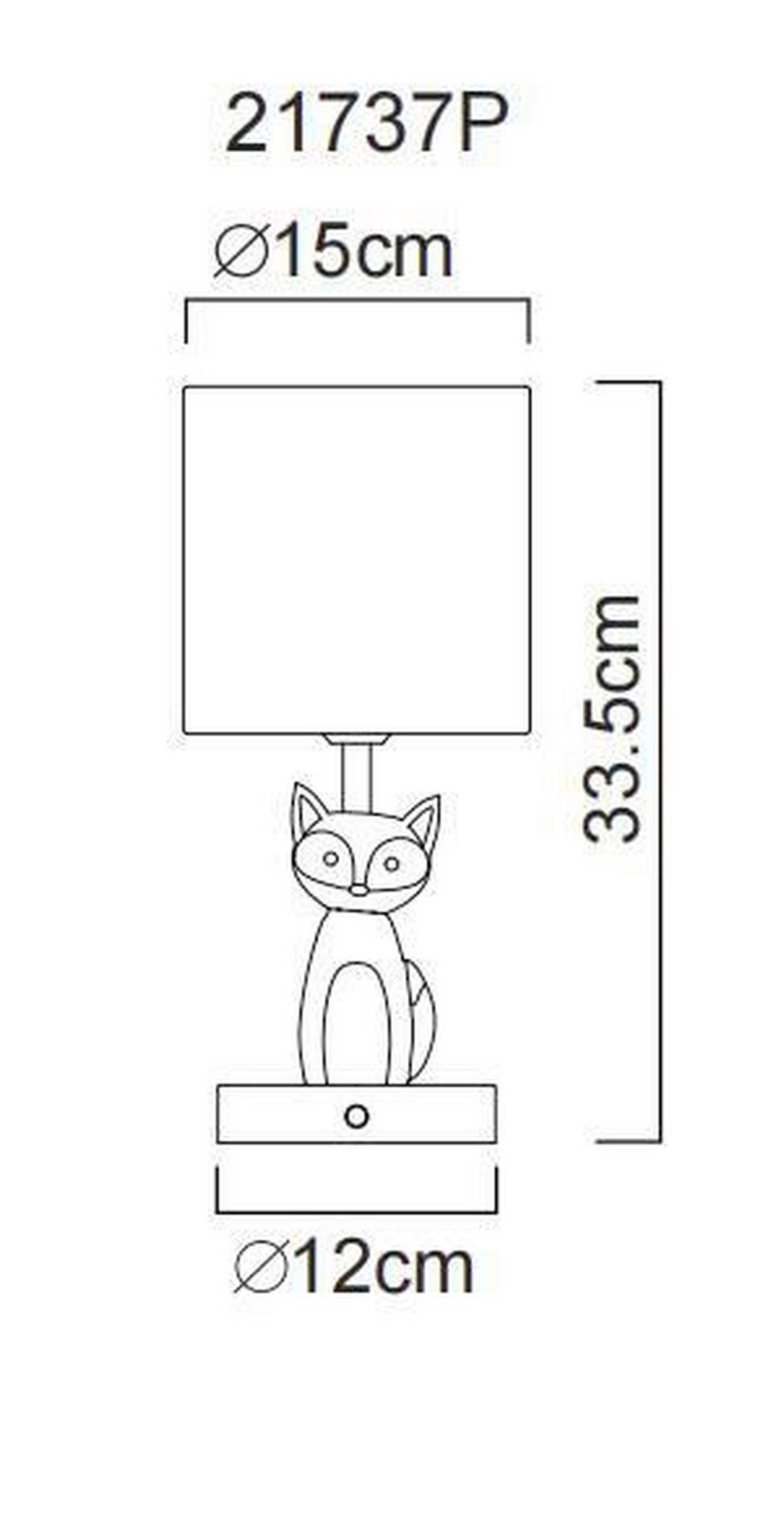 LED-TISCHLEUCHTE 15/33,5 cm   - Pink/Weiß, Trend, Keramik/Kunststoff (15/33,5cm) - Globo