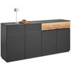 SIDEBOARD  180/85/42 cm 1 Schublade(n)  - Anthrazit, KONVENTIONELL, Holzwerkstoff (180/85/42cm) - Carryhome