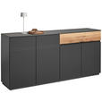SIDEBOARD  180/85/42 cm 1 Schublade(n)  - Anthrazit, KONVENTIONELL, Holzwerkstoff (180/85/42cm) - Carryhome