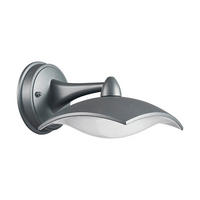 KÜLTÉRI FALILÁMPA - antracit, Basics, műanyag (18.5/12.2/16.5cm)