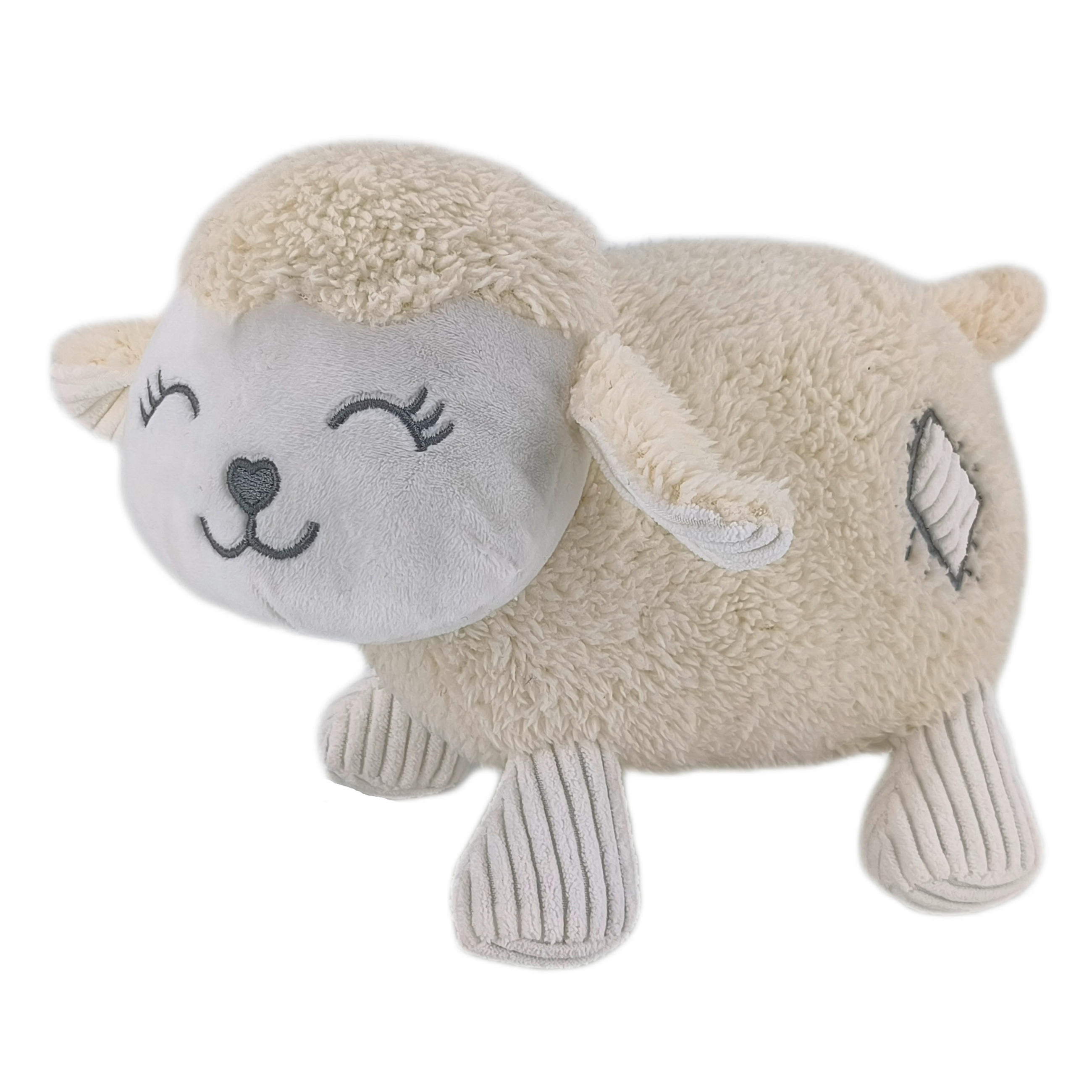 ZVÍŘÁTKO NA HRANÍ - bílá/krémová, Basics, textil (23cm) - Patinio