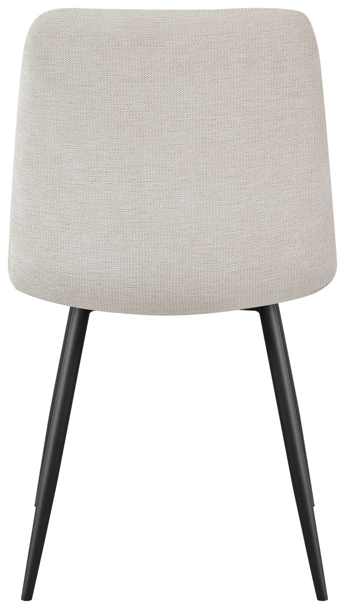 STUHL   Webstoff  - Beige/Schwarz, Design, Textil/Metall (45/87/55cm) - Ti'me