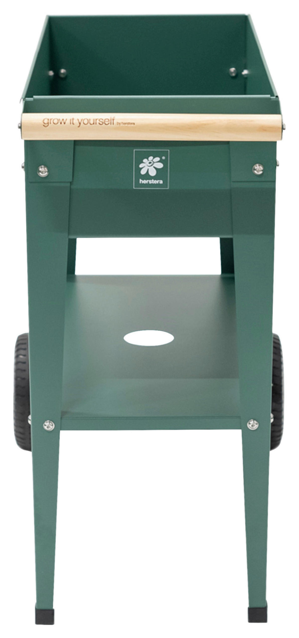 HOCHBEET 35/80/75 cm  - Olivgrün, Basics, Metall (35/80/75cm)