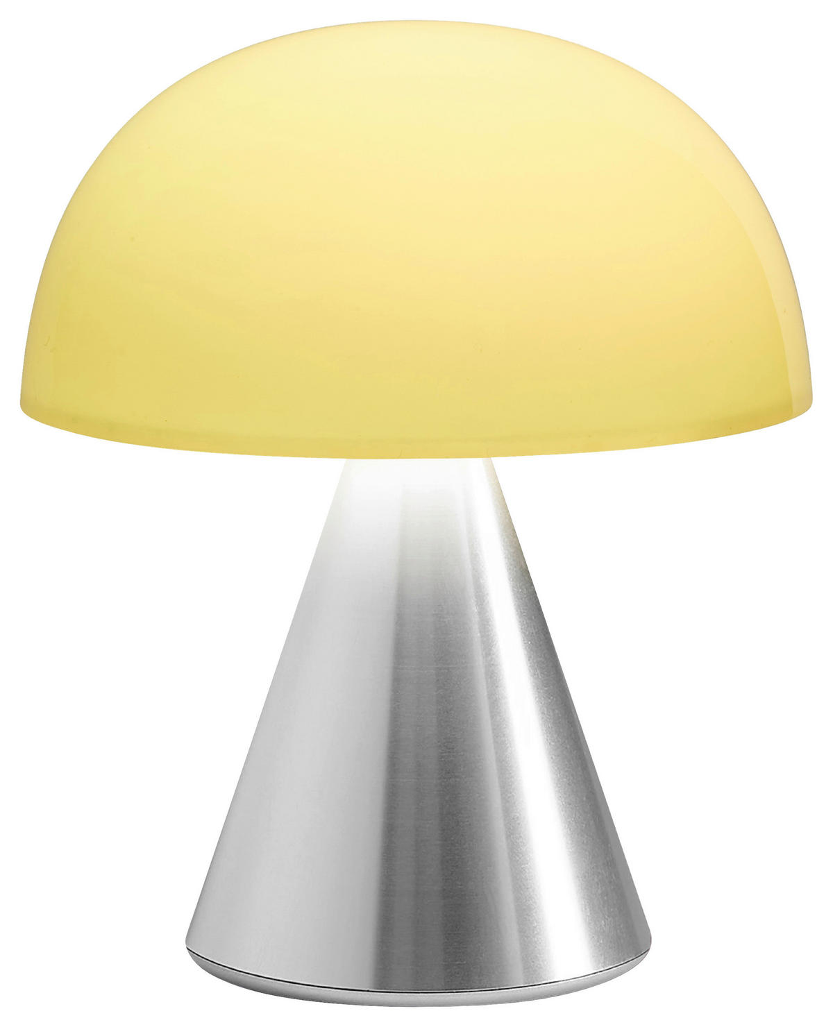 AKKU-TISCHLEUCHTE 9.2/11/9.2 cm   - Alufarben, Design, Kunststoff/Metall (9.2/11/9.2cm)