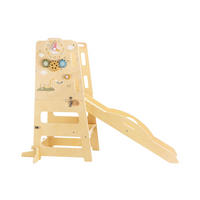 LERNTURM  - Pastellblau/Hellgelb, Basics, Holz/Holzwerkstoff (56/52/90cm) - Jimmylee