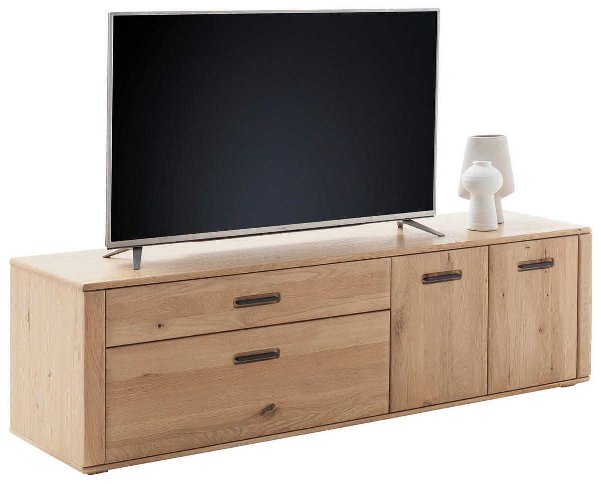 LOWBOARD  in 194/56/50 cm  - Eichefarben/Anthrazit, KONVENTIONELL, Holz/Holzwerkstoff (194/56/50cm) - Cantus