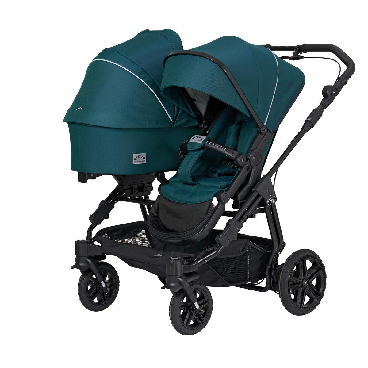 FALTTRAGETASCHE Two Select Outdoor  - Petrol/Weiß, Basics, Textil (79/32/22cm) - Hartan