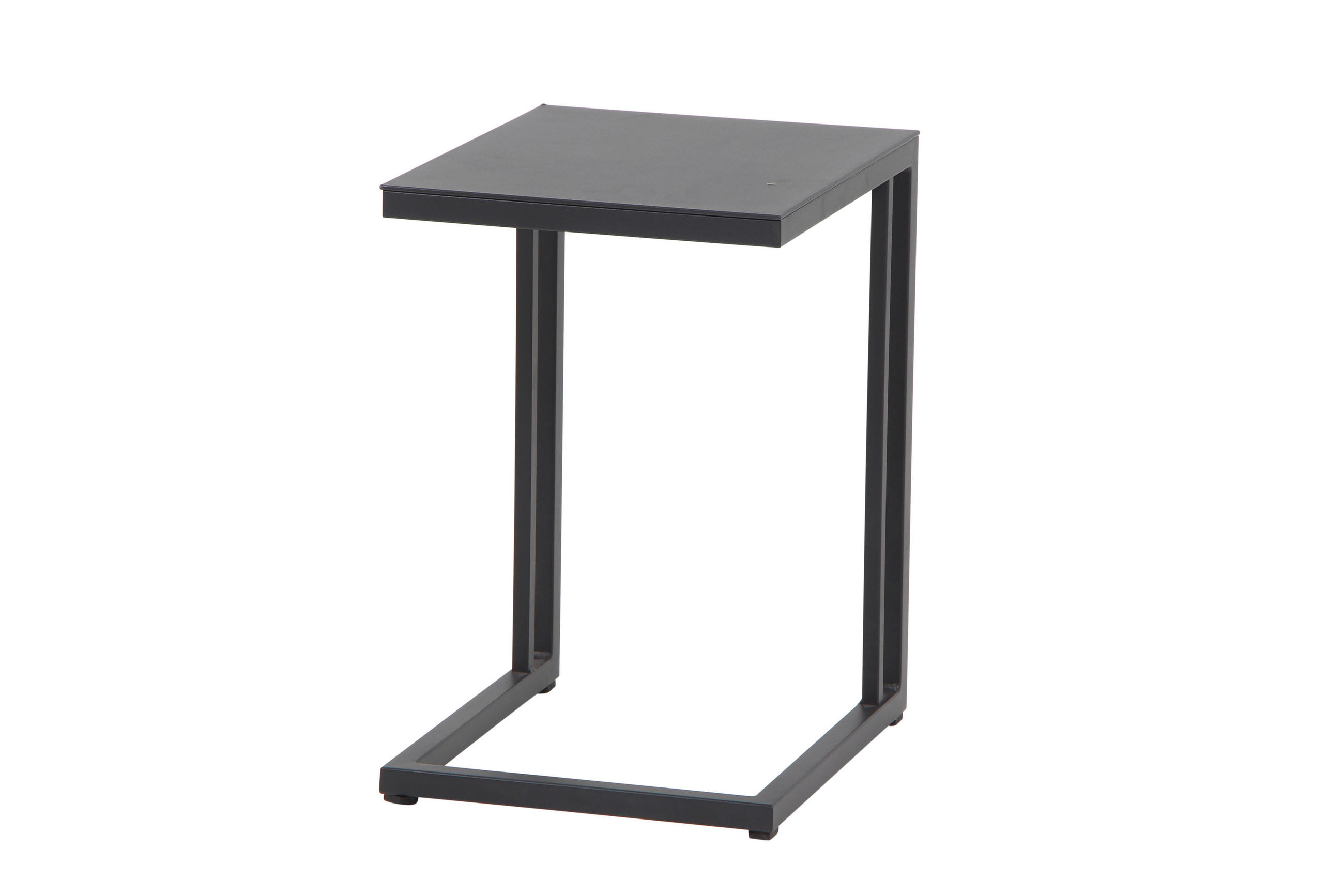 Siena Garden Gartenbeistelltisch Anthrazit 50x40x33.5 cm