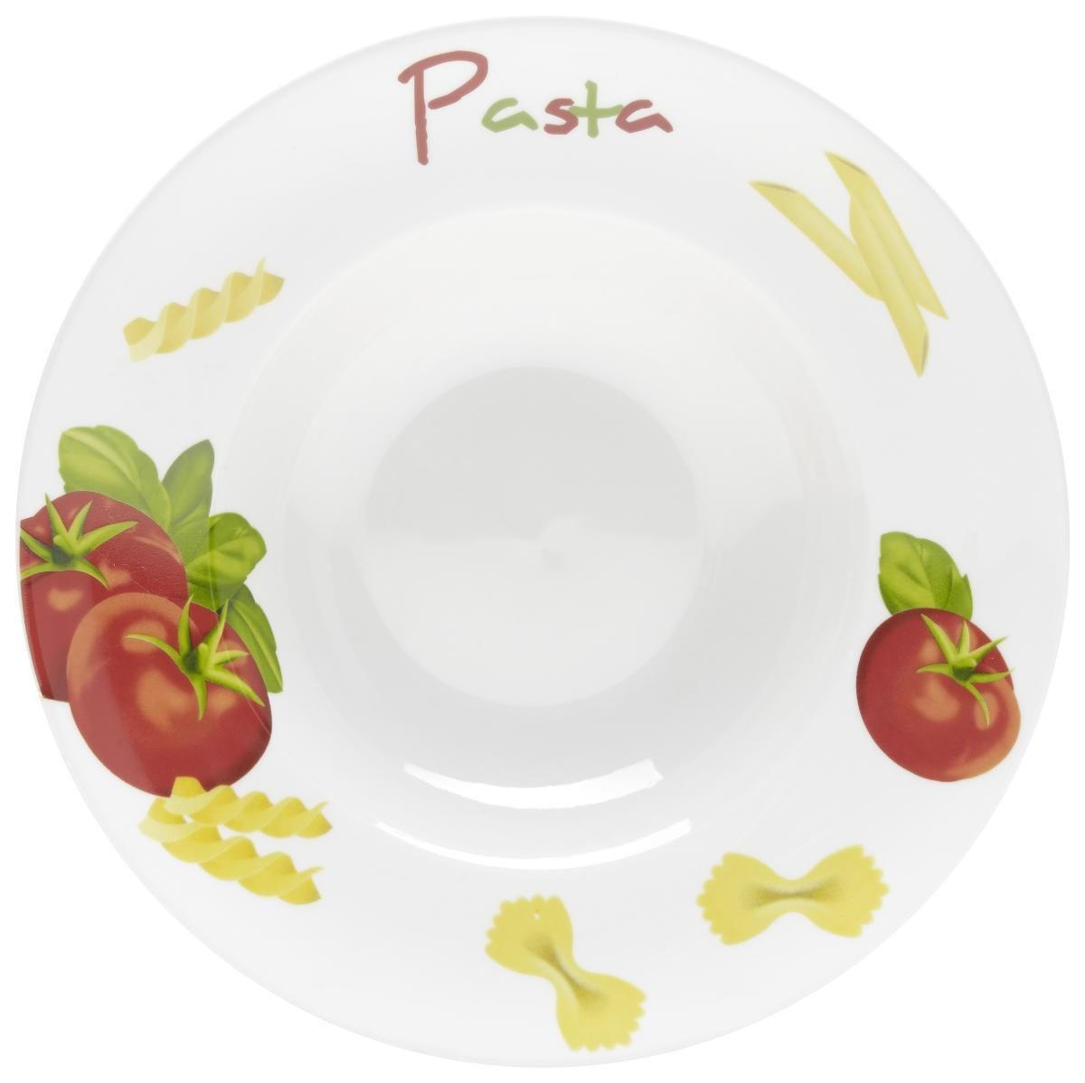 PASTATELLER 27 cm  - Weiss/Gelb, Basics, Keramik (27cm) - Boxxx