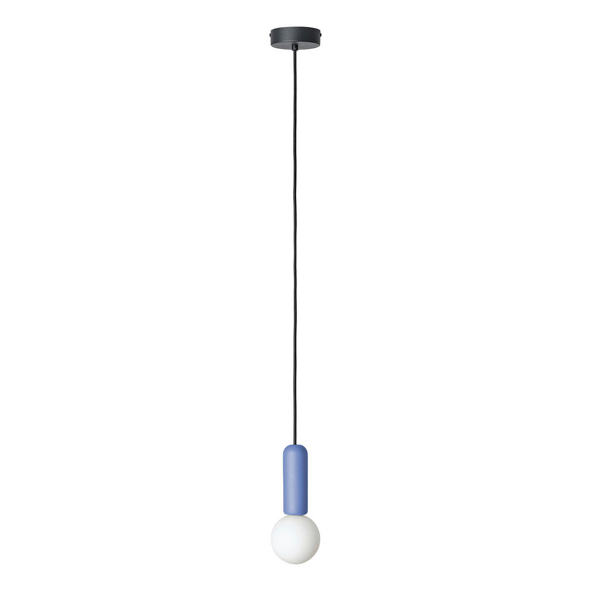 HÄNGELEUCHTE 10/120 cm  - Blau, Basics, Stein (10/120cm) - Osram