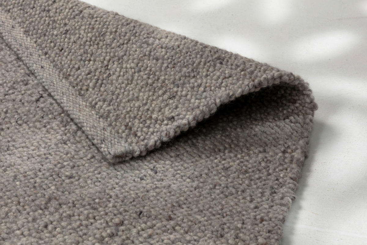 WEBTEPPICH  Wohnzimmer 70/140 cm Junika Hellgrau rechteckig  - Hellgrau, Design, Textil (70/140cm) - Schöner Wohnen