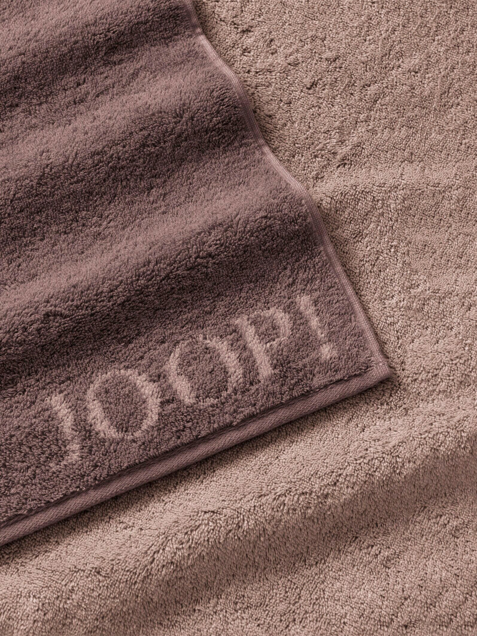 HANDTUCH Contour Doubleface Beige, Mauve  - Beige/Mauve, Basics, Textil (50/100cm) - Joop!