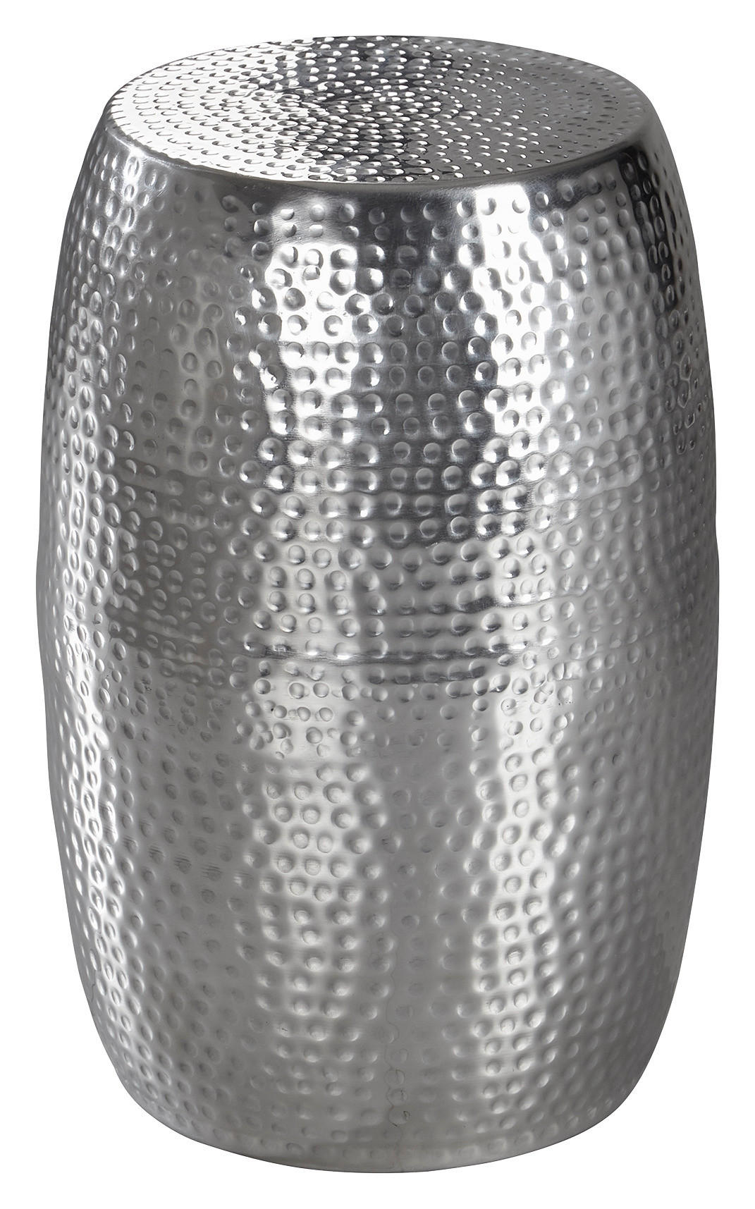 ODKLÁDACÍ STOLEK, barvy stříbra - barvy stříbra, Lifestyle, kov (30/30/49,5cm) - MID.YOU