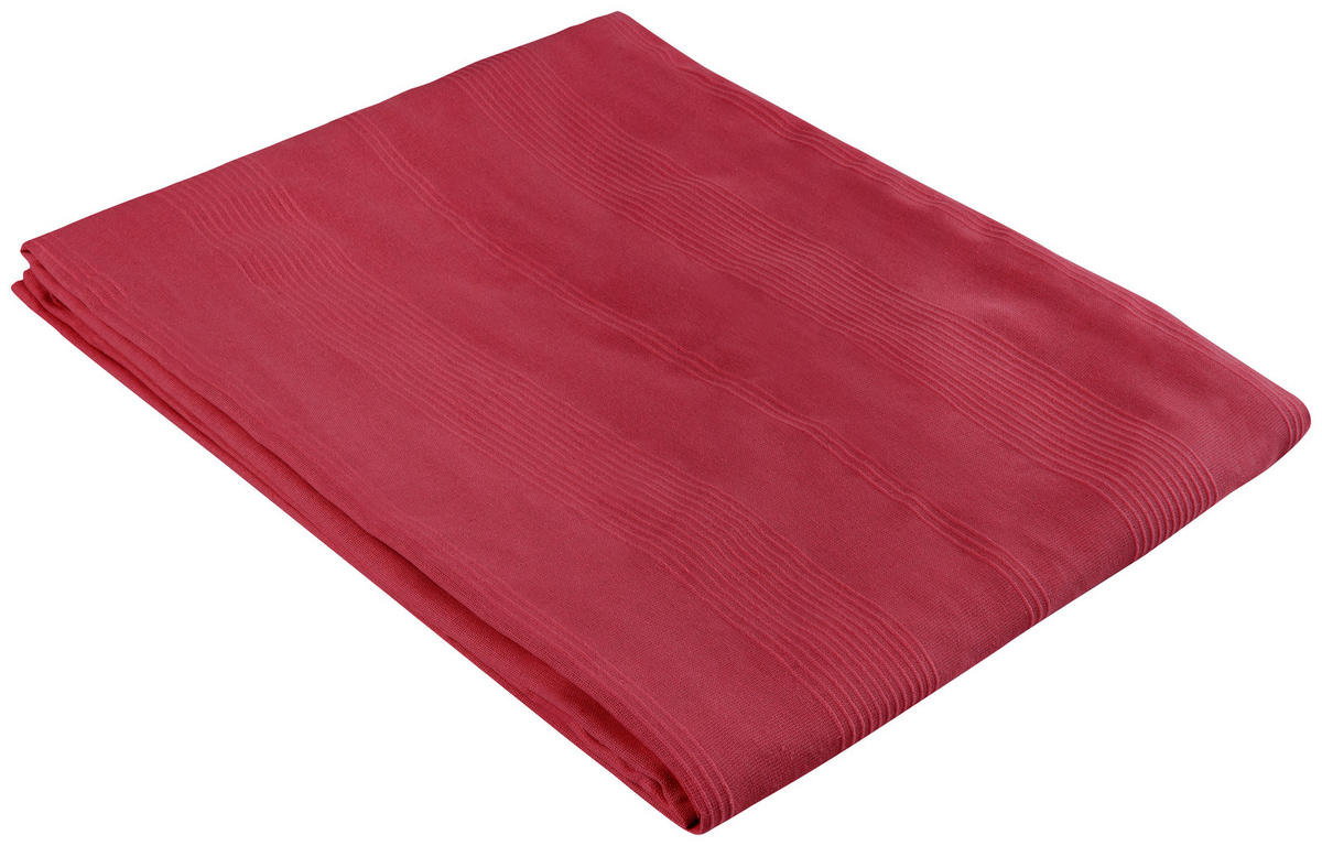 TAGESDECKE 220/240 cm  - Rot, Basics, Textil (220/240cm) - Boxxx