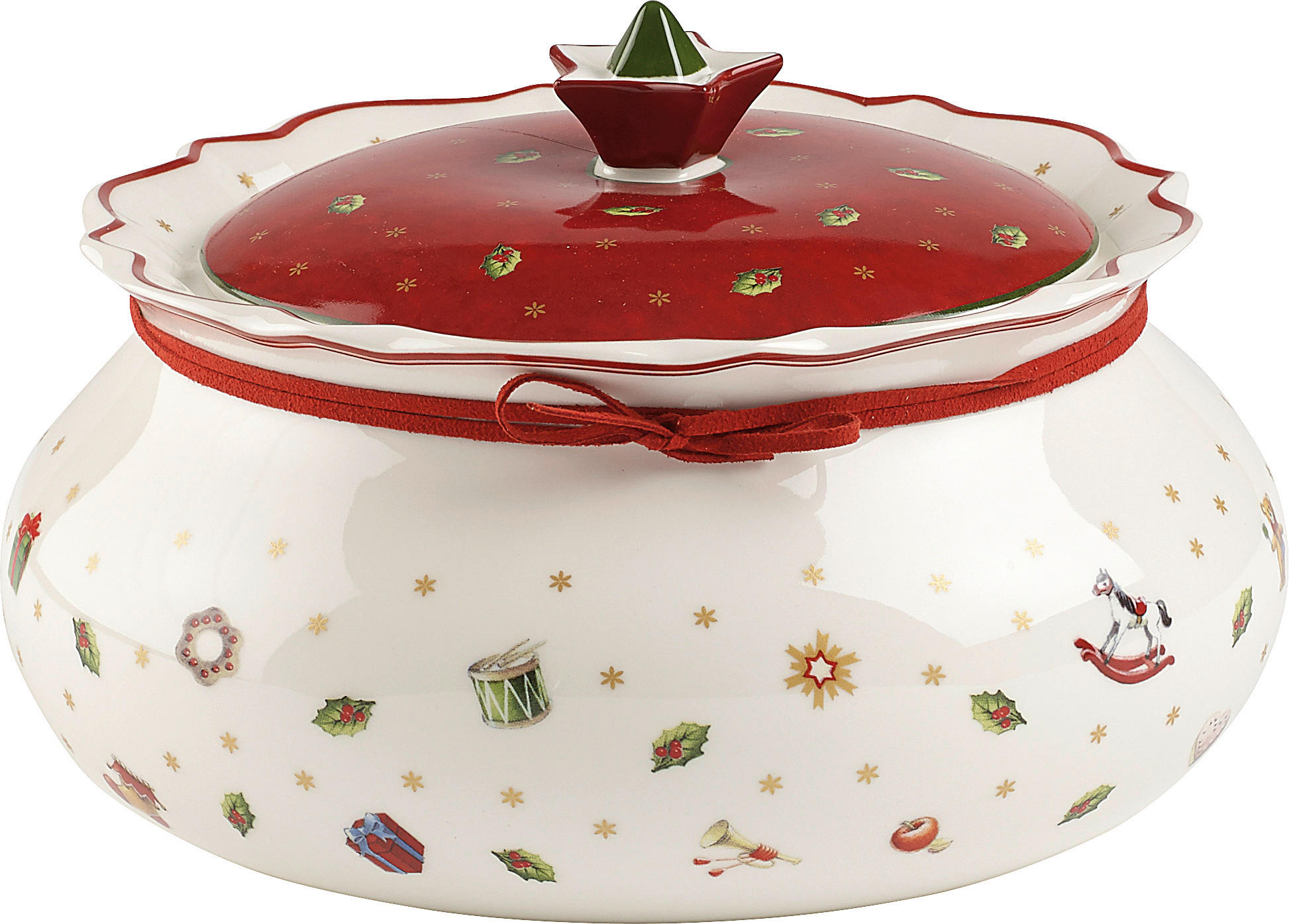 VORRATSDOSE Toy´s Delight  - Rot/Weiß, Design, Keramik (20cm) - Villeroy & Boch