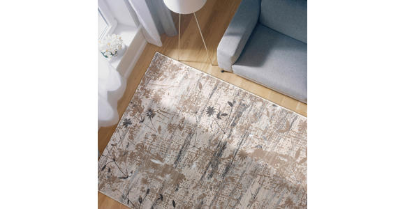 WEBTEPPICH 80/150 cm Antea Grau, Beige  - Beige/Grau, Design, Textil (80/150cm) - Novel