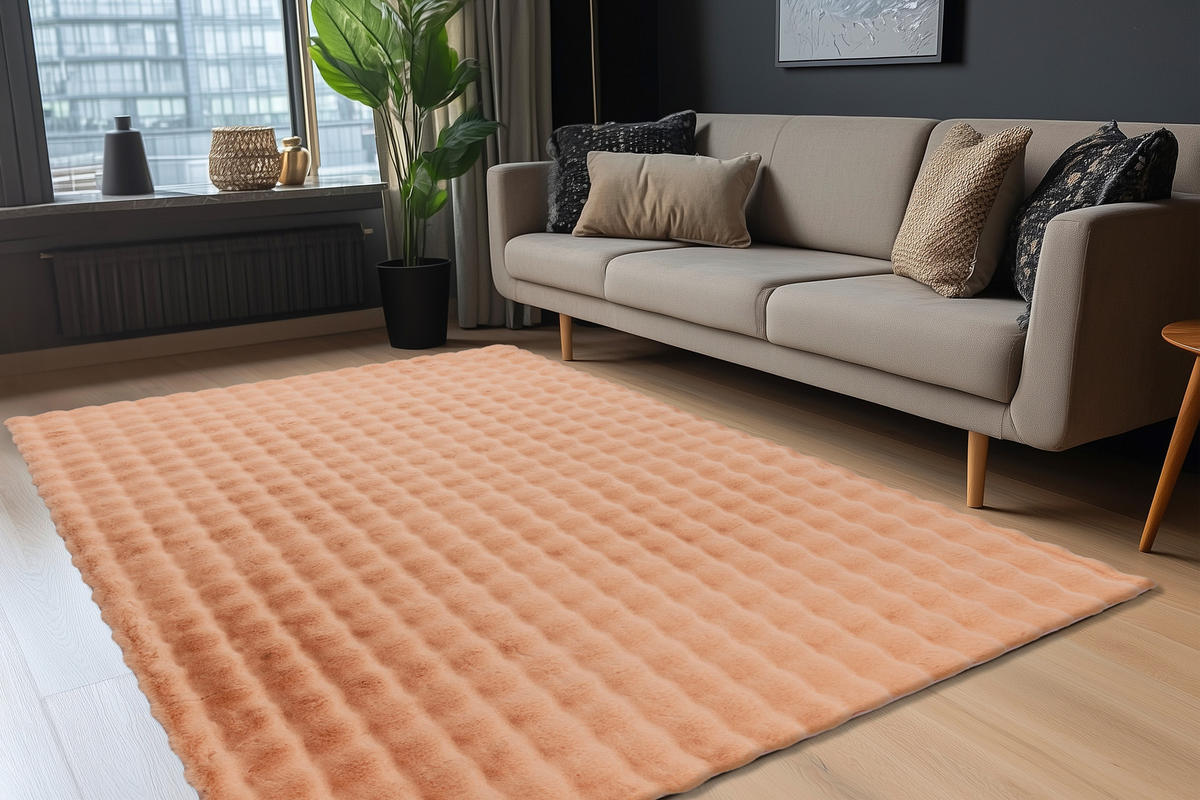 SZŐNYEG   - sárgabarack, Trend, textil (80/150cm)