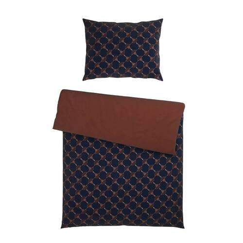 WENDEBETTWÄSCHE Cornflower Double Makosatin 140/200 cm  - Dunkelblau, Basics, Textil (140/200cm) - Joop!