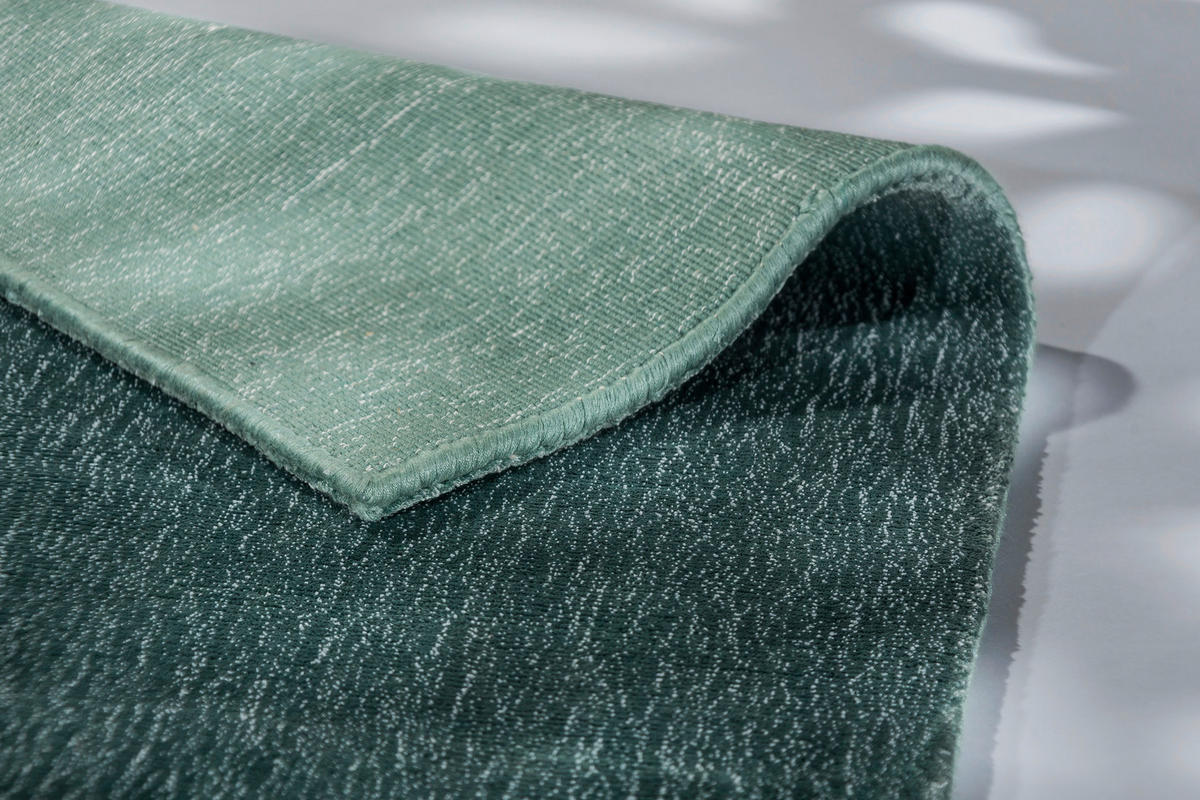 HANDWEBTEPPICH 170/240 cm Aura Grün rechteckig  - Grün, Design, Textil (170/240cm) - Schöner Wohnen