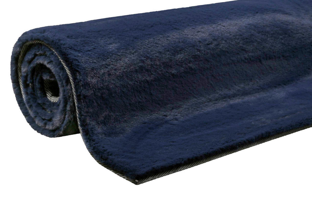 HOCHFLORTEPPICH 70/140 cm ESP-4377-28 Dunkelblau  - Dunkelblau, KONVENTIONELL, Textil (70/140cm) - Esprit