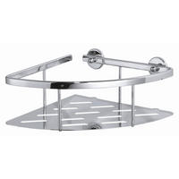 DUSCHABLAGE - Chromfarben, Basics, Metall (25/12,5/19,2cm) - Tesa