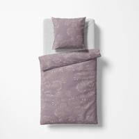 BETTWÄSCHE Black Premium Jersey Interlock-Jersey 135/200 cm  - Mauve, Design, Textil (135/200cm) - Fleuresse